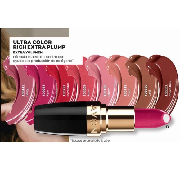 Avon Extra Plump Lipstick Choco Kiss - Picture 5 of 8